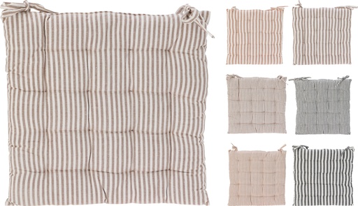 [KM-A35842590] COJIN PARA SILLA -  40X40CM -  6 COLORES - PRECIO UNIDAD 