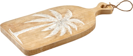 [KM-A55600190] TABLA DE CORTAR CON DISEÑO DE PALMERA 