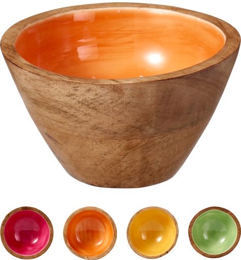 [KM-A65250600] BOL MADERA DE MANGO - 4 COLORES - PRECIO UD