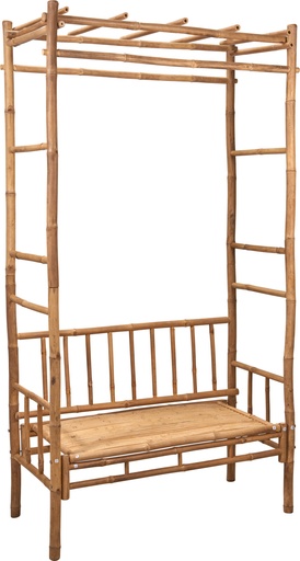 [KM-VM4000210] BANCO BAMBÚ CON PÉRGOLA