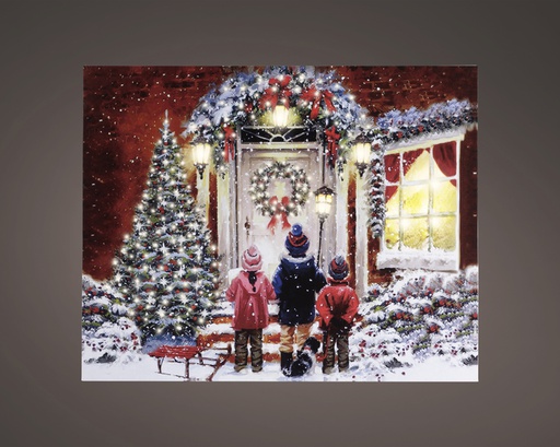 [4-483601] LED CANVAS BO INDOOR W38-H48CM-9L