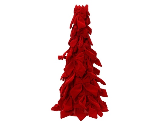 [4-702987] ***TREE FOAM CHRISTMAS RED dia21.00-H65.00cm