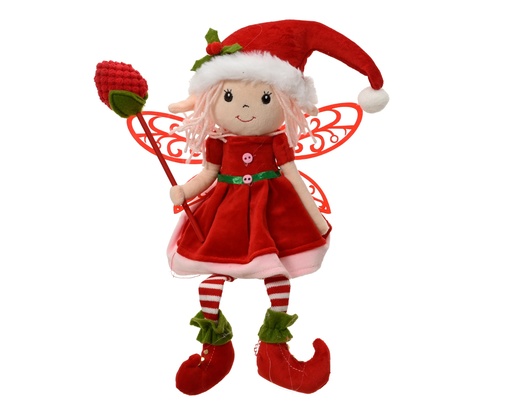 [4-704424] ***GIRL POLYESTER RED L20.00-W23.00-H35.00cm