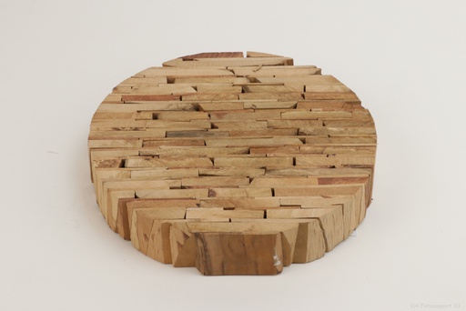 [HBX-221730000] PLATO MAD PERAL NAT D31X6CM