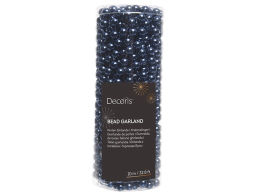 [4-000681] ***BEAD GARLAND POLYSTYRENE NIGHT BLUE dia0.80-L1000.00cm