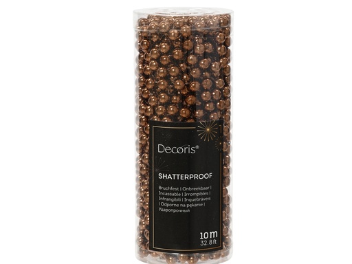 [4-000731] GUIRNALDA DE PERLAS DE POLIESTIRENO ESPRESSO dia0.80-L1000.00cm