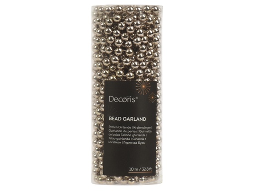 [4-000788] ***BEAD GARLAND POLYSTYRENE SMOKEY PEARL dia0.80-L1000.00cm