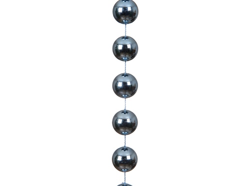 [4-000803] ***BEAD GARLAND XXL POLYSTYRENE BLUE DAWN dia2.00-L270.00cm