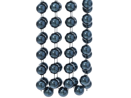 [4-001817] ***BEAD GARLAND XXL POLYSTYRENE NIGHT BLUE dia2.00-L270.00cm