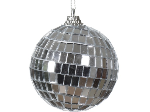 [4-029646] ***BAUBLES FOAM SILVER dia6.00cm
