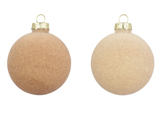 [4-062294] ***BAUBLES GLASS ASSORTED dia15.00cm