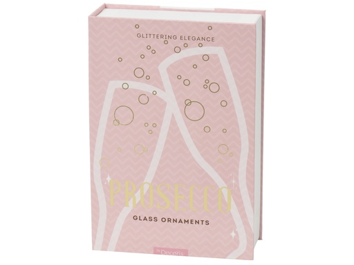 [4-124077] ***FIGURE GLASS GLITTER ASSORTED dia4.60-H14.10cm