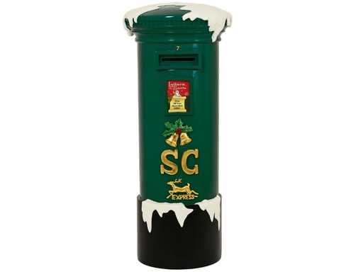 [4-371939] BUZON PARA CARTAS XXL - FIBRA - VERDE ESMERALDA - L58.42-W58.42-H141.61cm