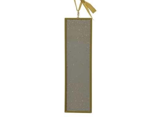 [4-372740] ***MIRROR GLASS GOLD L6.00-W0.50-H48.00cm