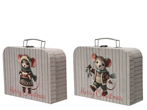 [4-374430] ***GIFTBOX CARDBOARD ASSORTED L25.00-W9.00-H19.00cm