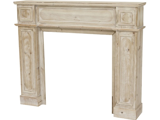 [4-386578] ***FIREPLACE FIRWOOD GREY L23.00-W120.00-H101.00cm