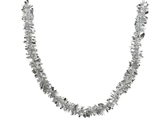 [4-401385] ***TINSEL GARLAND PET SILVER dia9.00-H200.00cm