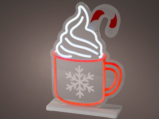 [4-481051] ***LED NEON LIGHT INDOOR MULTI L10.00-W26.00-H37.50cm-156L