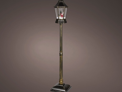 [4-488635] LANTERNE AVEC NEIGE - LUMIERE ET MOUVEMENT - APTE INTERIEUR - LUMIERE CHALEUREUSE - dia32.00-H166.00cm-36L