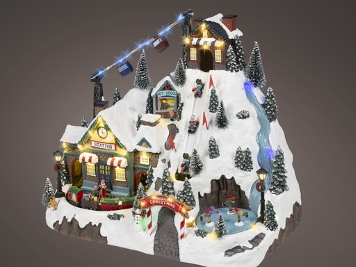 [4-489323] ***LED SCENERY INDOOR COLOURS/MULTI L48.00-W28.00-H36.50cm-42L