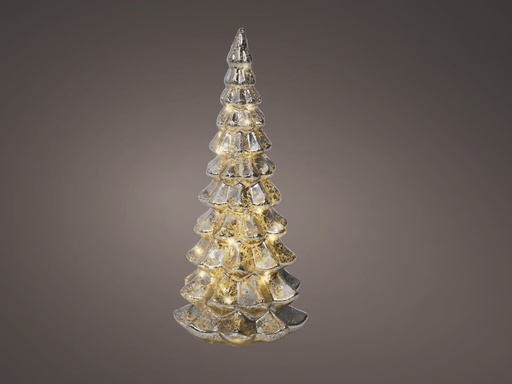 [4-489484] ***MICRO LED TREE BO INDOOR SILVER/WARM WHITE dia14.50-H32.00cm-20L
