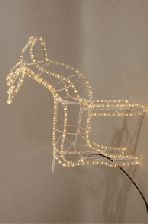 [4-490461] ***MICRO LED GIFTBOX OUTDOOR GOLD/WARM WHITE/CLASSIC WARM L25.00-W25.00-H73.00cm-600L