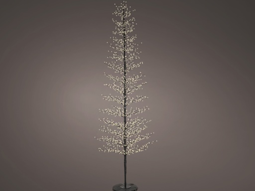 [4-490678] ***MICRO LED TREE OUTDOOR BLACK/WARM WHITE dia110.00-H270.00cm-2048L