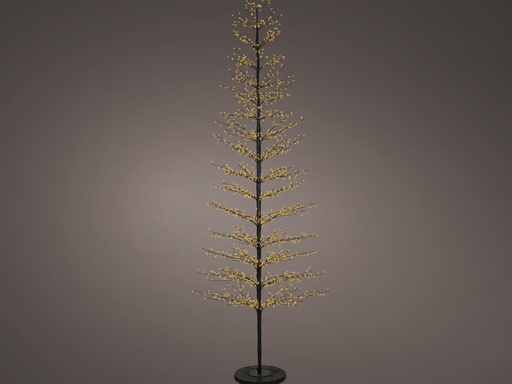 [4-490679] ***MICRO LED TREE OUTDOOR BLACK/CLASSIC WARM dia110.00-H270.00cm-2048L