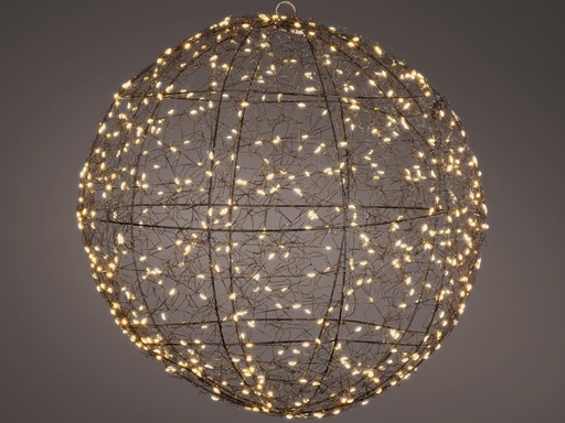[4-491460] ***MICRO LED BALL OUTDOOR BLACK/CLASSIC WARM dia38.00cm-600L