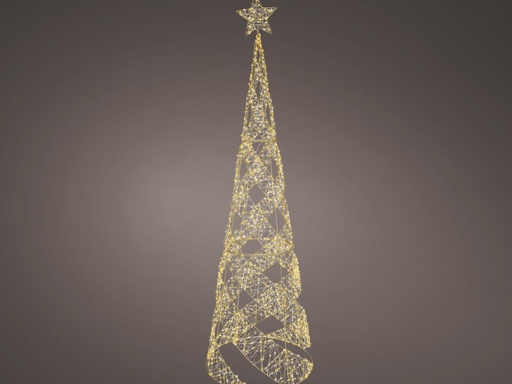 [4-493921] ***MICRO LED TREE OUTDOOR GOLD/WARM WHITE/CLASSIC WARM dia70.00-H234.00cm-1800L