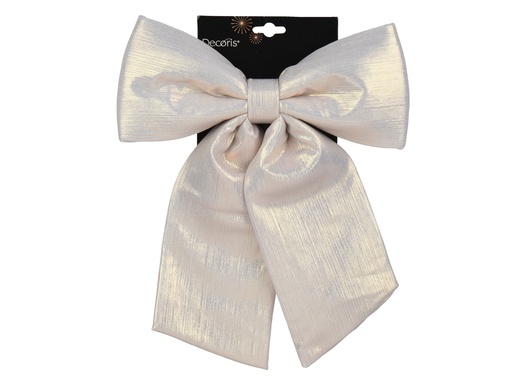 [4-512035] ***BOW POLYESTER PEARL L3.00-W28.00-H34.00cm