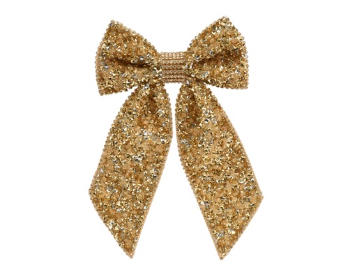 [4-512179] ***BOW STRASS GOLD L3.00-W14.00-H21.00cm