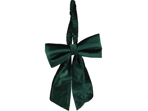 [4-512209] ***BOW POLYESTER PINE GREEN L55.00-W37.00-H16.50cm