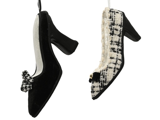 [4-513095] ***SHOE POLYESTER BOW ASSORTED L16.00-W5.00-H8.00cm