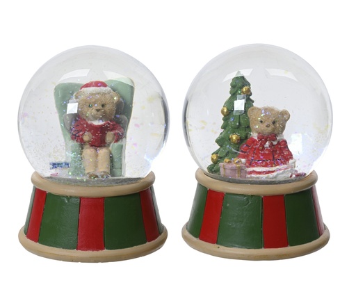 [4-531342] ***WATERBALL GLASS ASSORTED L10.00-W10.00-H13.00cm