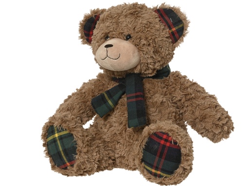[4-580289] ***BEAR POLYESTER BROWN/COLOUR(S) L15.00-W12.00-H34.00cm