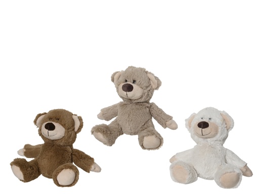 [4-582457] ***BEAR PLUSH ASSORTED L15.00-W10.00-H17.00cm
