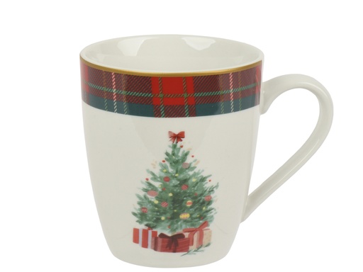 [4-601017] ***MUG PORCELAIN WHITE/COLOUR(S) L12.50-W9.00-H10.00cm