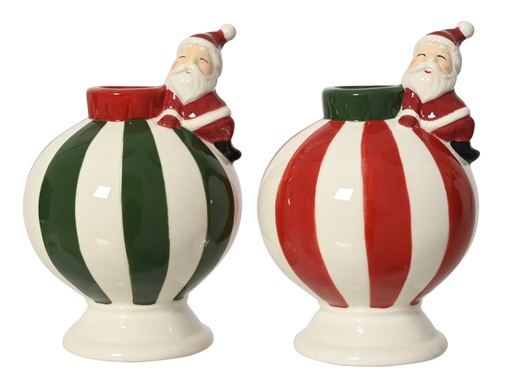 [4-601236] ***CANDLEHOLDER DOLOMITE ASSORTED L9.00-W8.80-H13.20cm