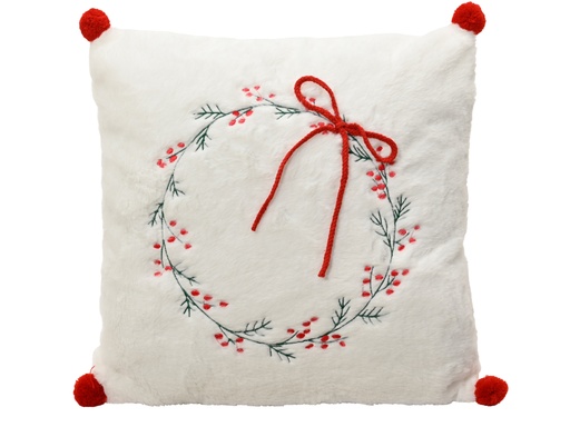 [4-614425] COUSSIN DE NOEL - « COURONNE » - L 45.00 x l 45.00 x H 8.00 cm