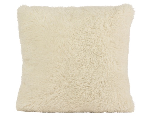 [4-614483] ***CUSHION POLYESTER WHITE L45.00-W45.00-H8.00cm