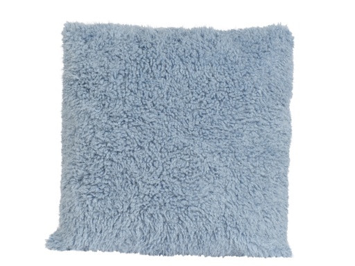 [4-614485] ***CUSHION POLYESTER BLUE L45.00-W45.00-H8.00cm