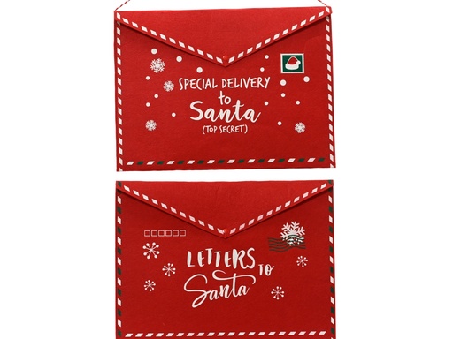 [4-615714] CARTAS P COLGAR DE TELA - 2 SURTIDOS - PRECIO UNIDAD - L0.50-W50.00-H37.00cm