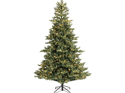 [4-670078] ABETO VERDE "GENEVA" CON LUZ INCORPORADO -  dia140.00-H225.00cm-600LUCES