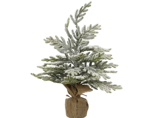 [4-680812] ***MINI TREE SNOWY GREEN/WHITE dia25.00-H45.00cm