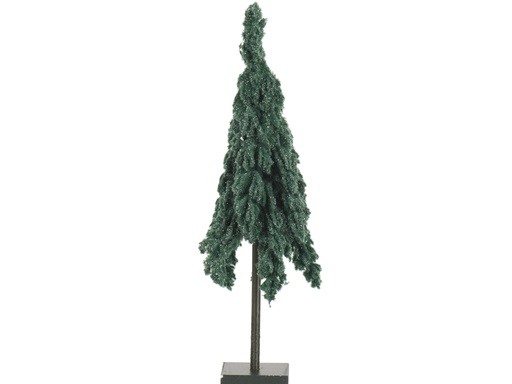 [4-681683] ***FLURRY FIR MINI TREE GLITTER EMERALD dia18.00-H45.00cm