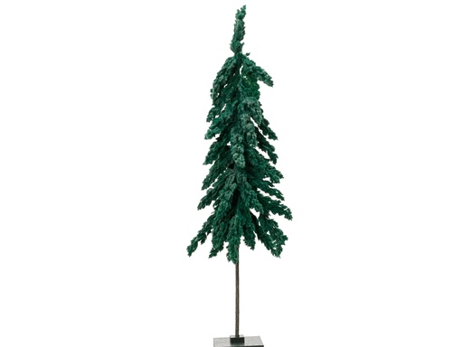 [4-681685] PETIT SAPIN A PAILLETTES SUR PIED EN METAL - VERT EMERAUDE -  dia. 25.00 cm - H 100.00 cm