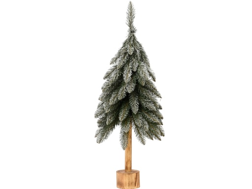 [4-683950] ***EUROPEAN MINI TREE FROSTED GREEN/WHITE dia40.00-H95.00cm