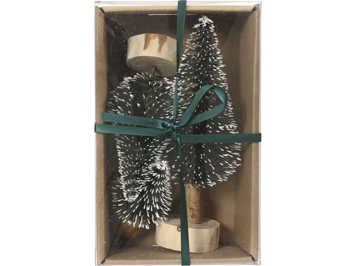 [4-687653] ***MINI TREE GREEN L7.00-W7.00-H18.00cm