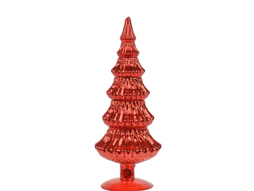 [4-702966] ARBOLITO CRISTAL - ROJO -dia14.00-H35.00cm